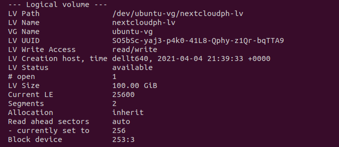 nextcloudph after increase