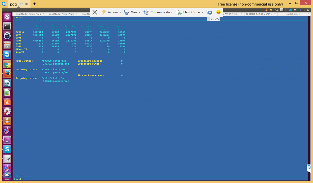20151217-MagentoWebsite-server-iptraf-traffic