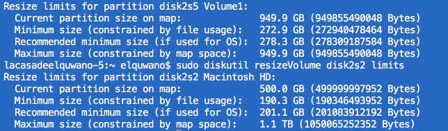 limits for resizing