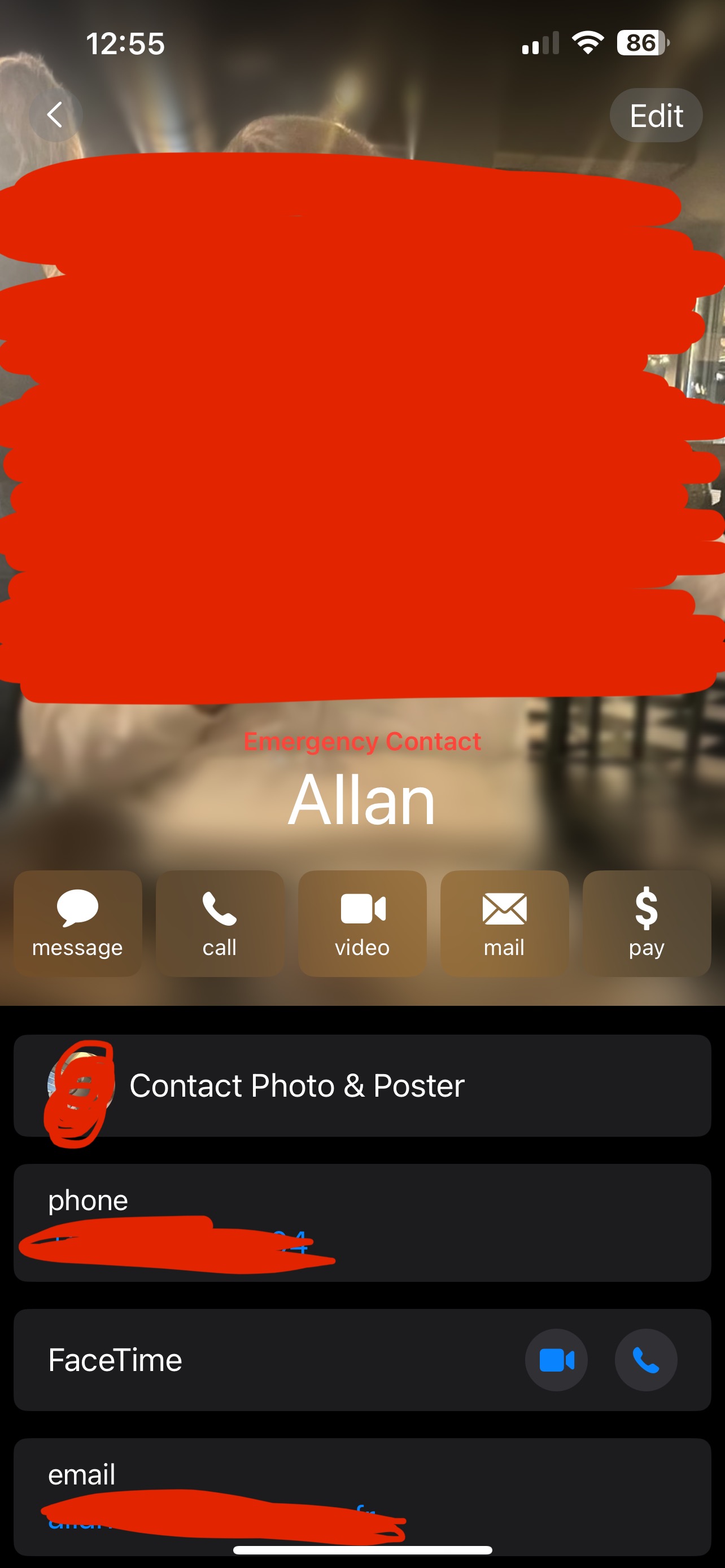 iPhone contact photo 2