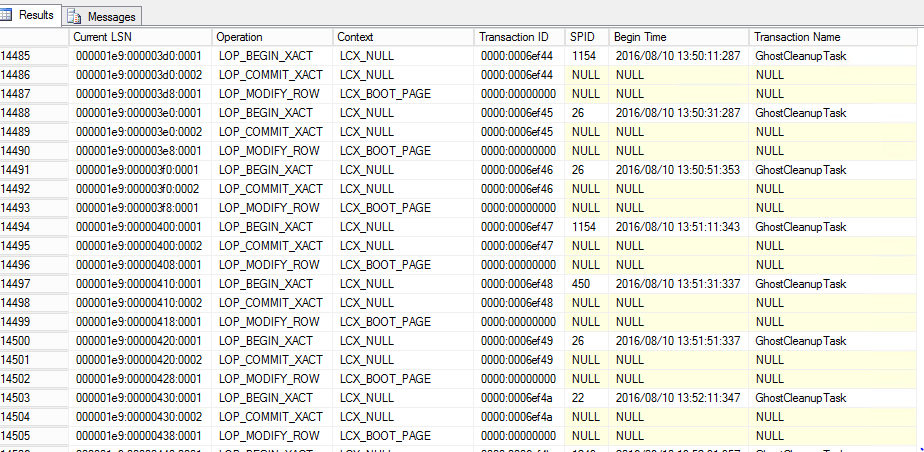 typical fn_dblog output