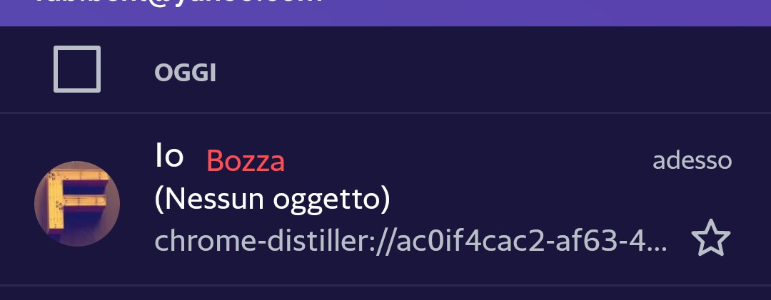 the draft in the list