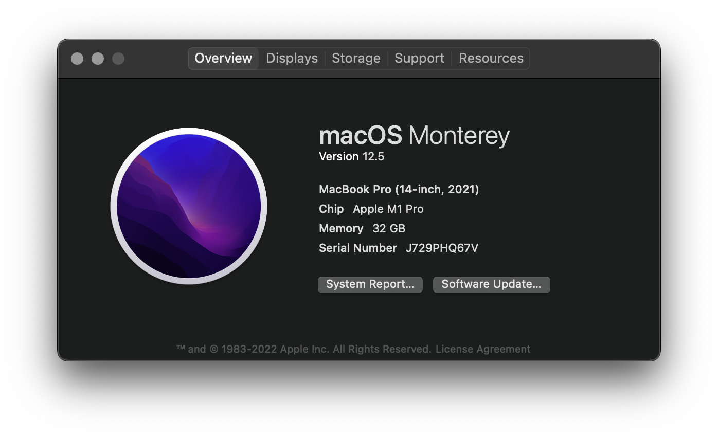 About this Mac