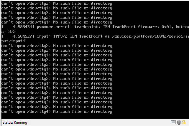 In VM with BIOS