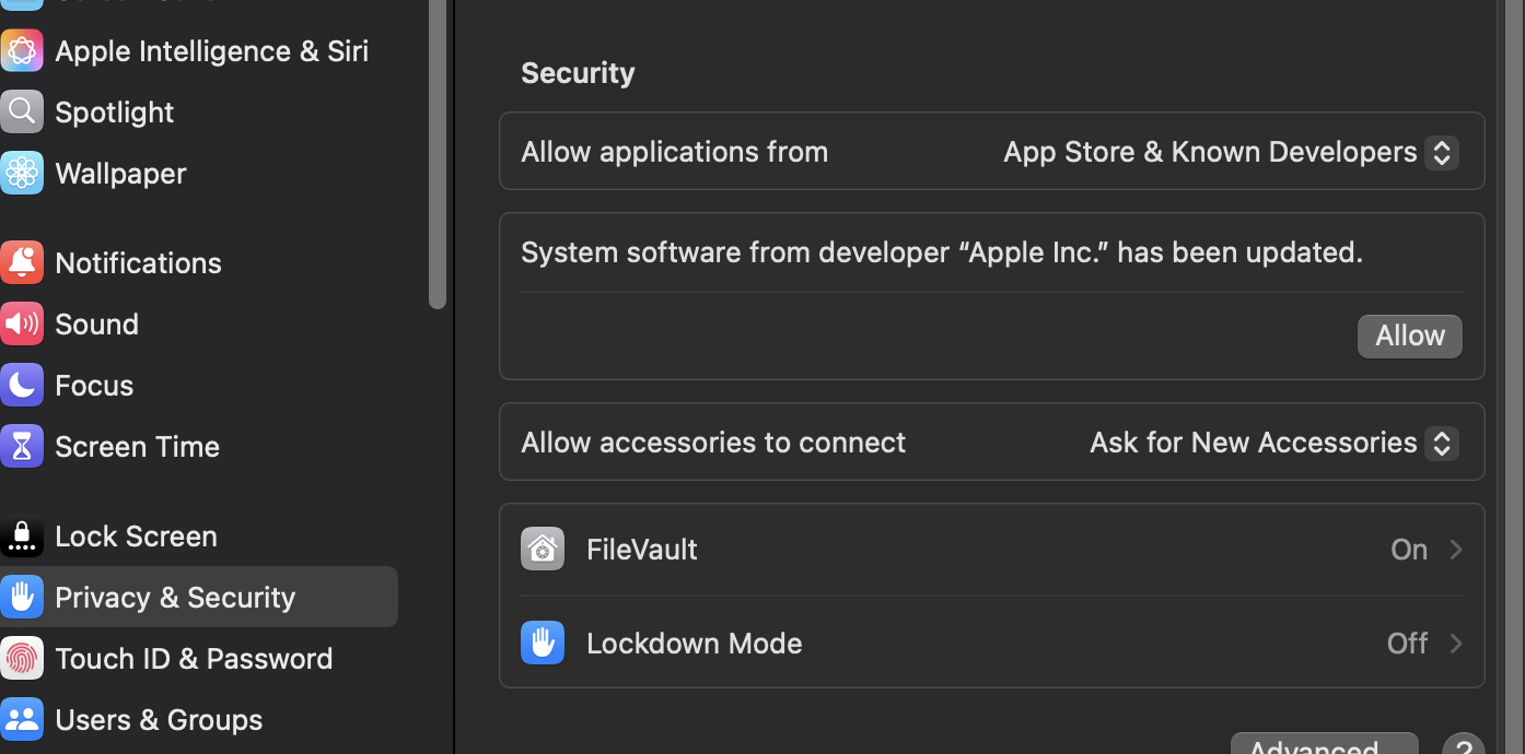 see System software from developer 