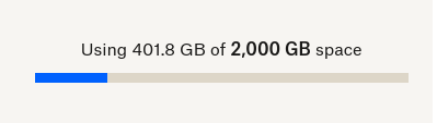 dropbox capacity
