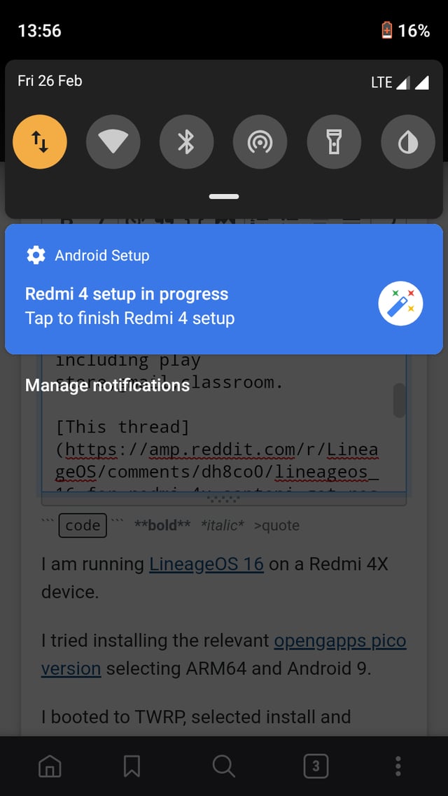 All my google apps are working but this is still in the notification bar!!