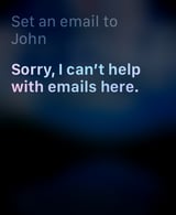 Screenshot: Sorry, I can't help with emails here.