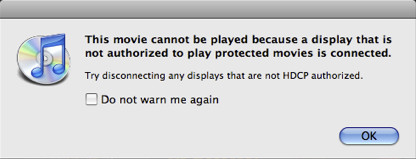 HDCP Error
