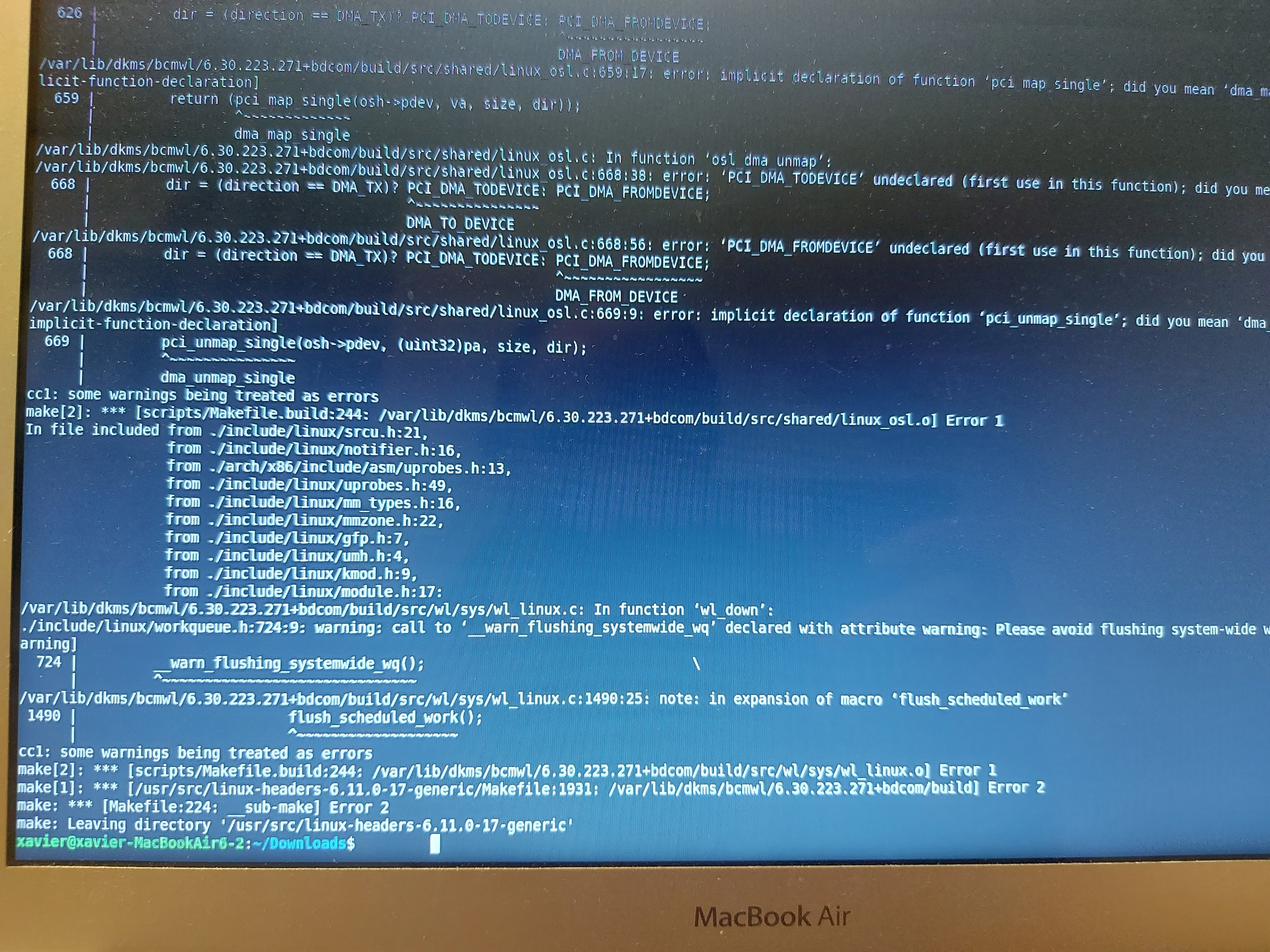 End of log file