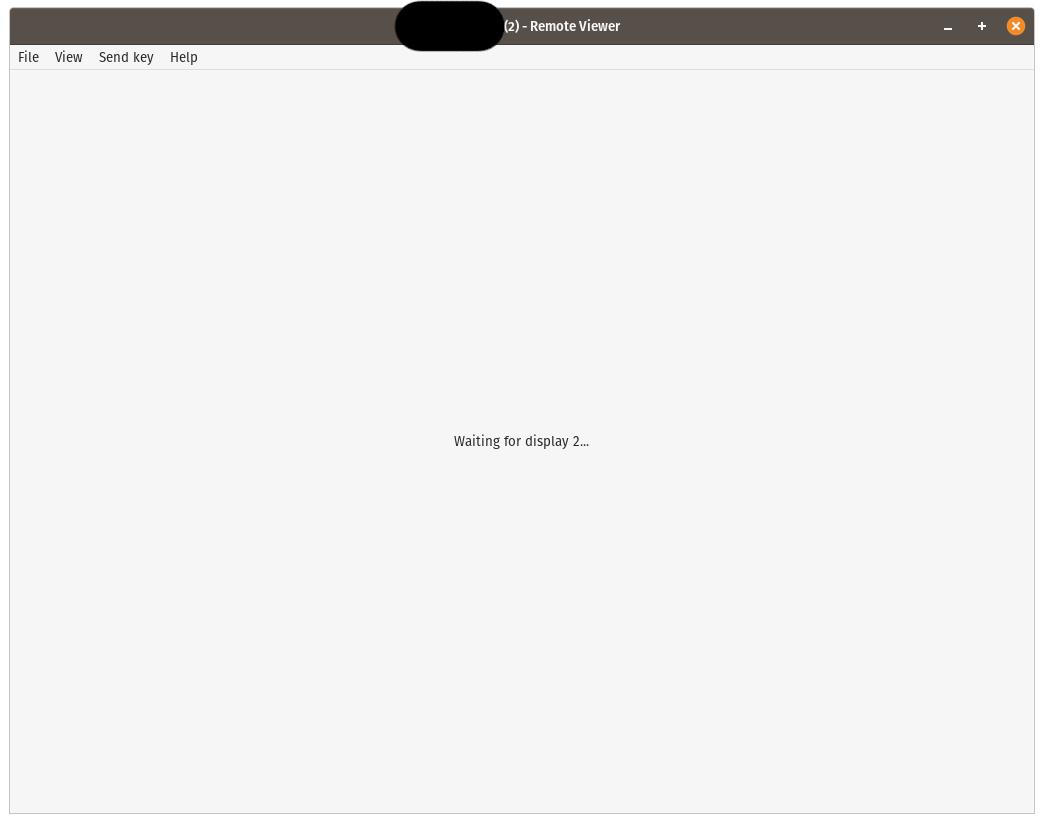 Remote viewer showing second monitor with 