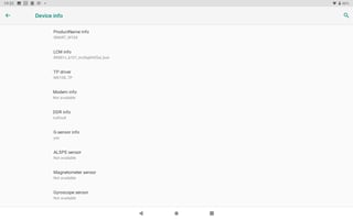 Device info