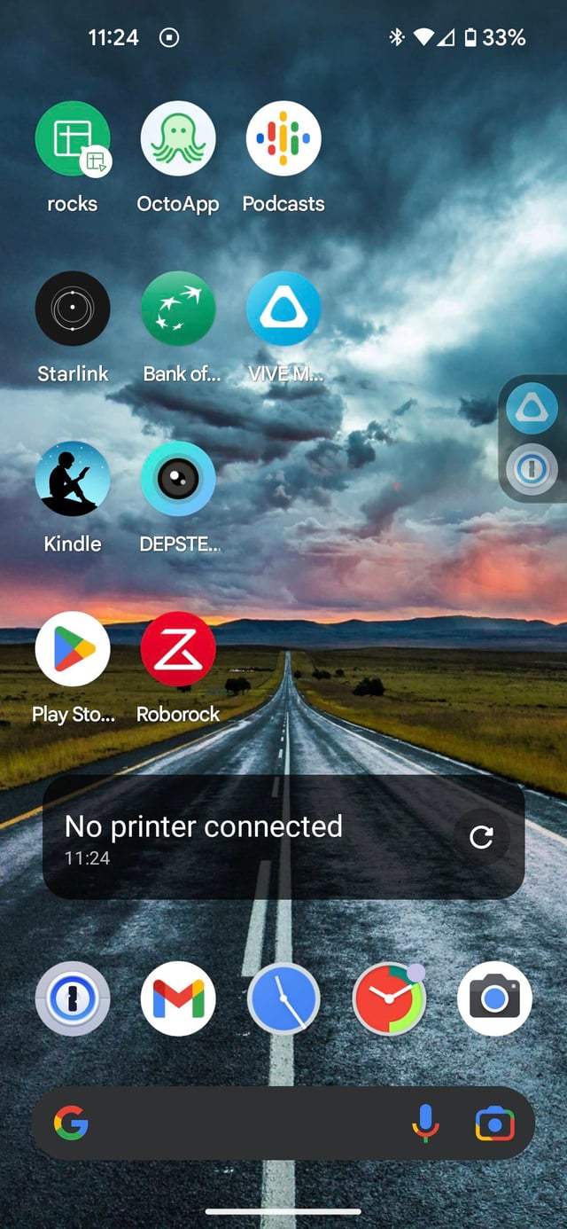 screen shot of buttons