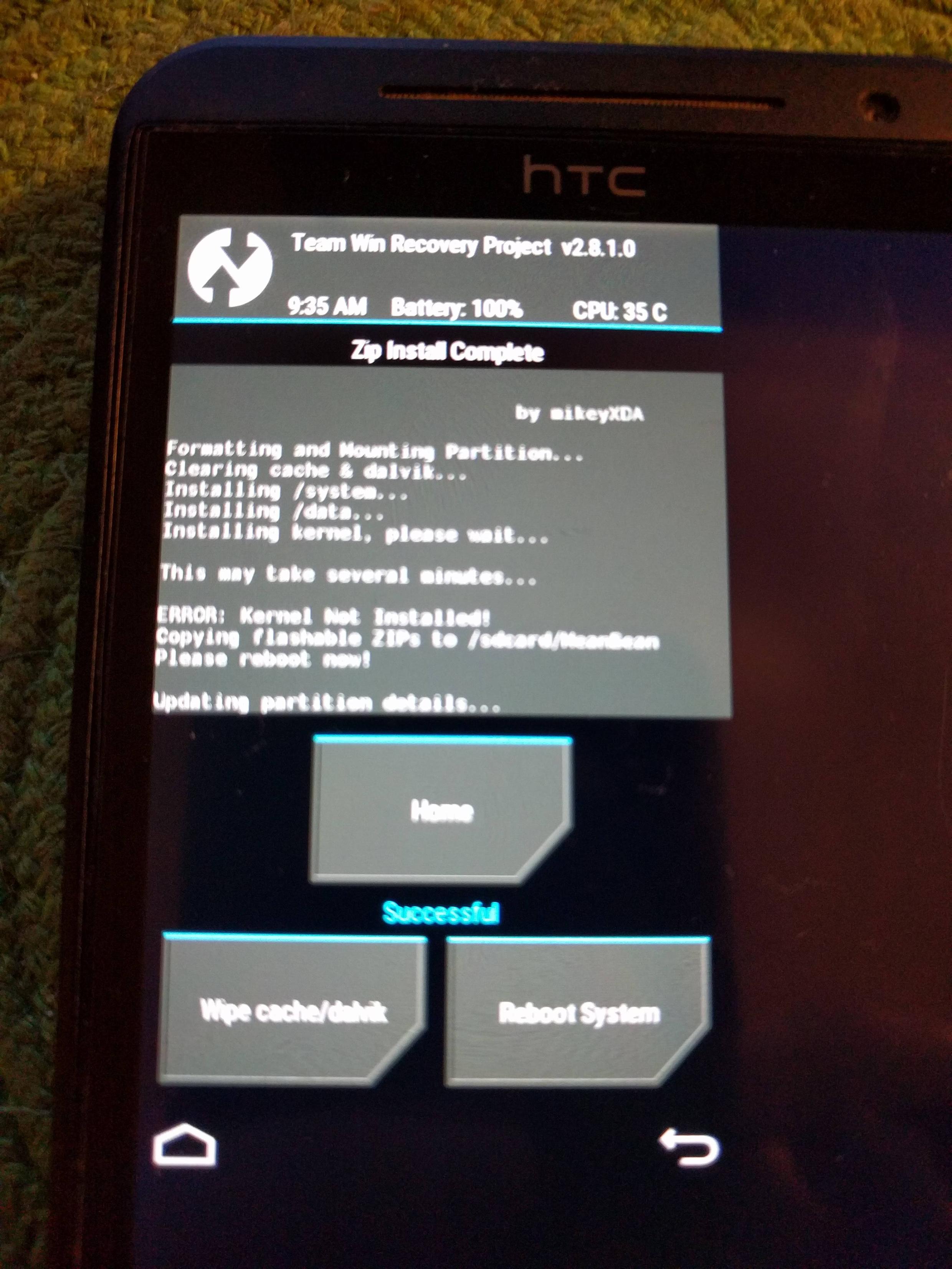 TWRP Error