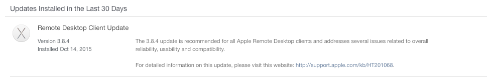 Update from App Store