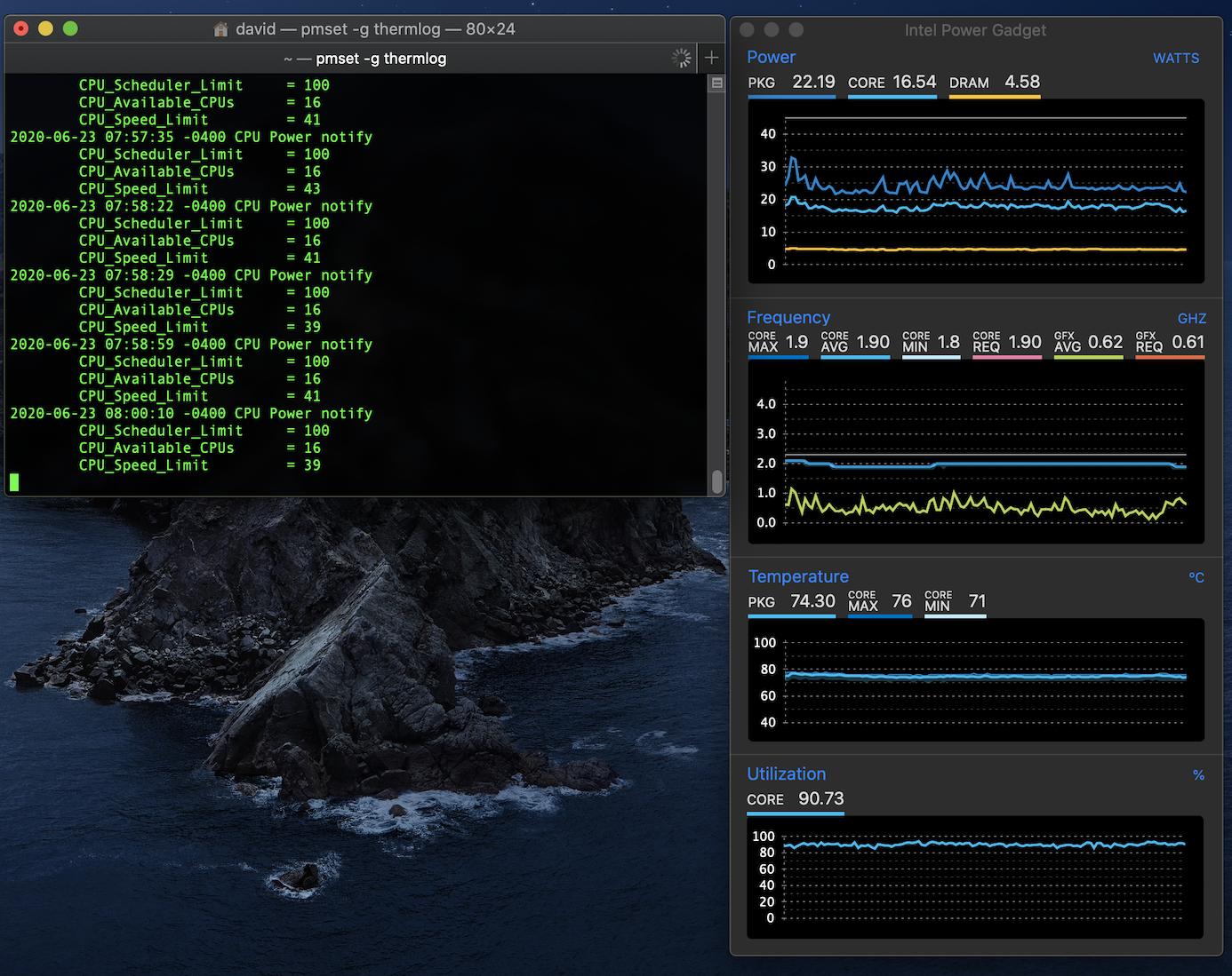 Thermal Throttling Stats