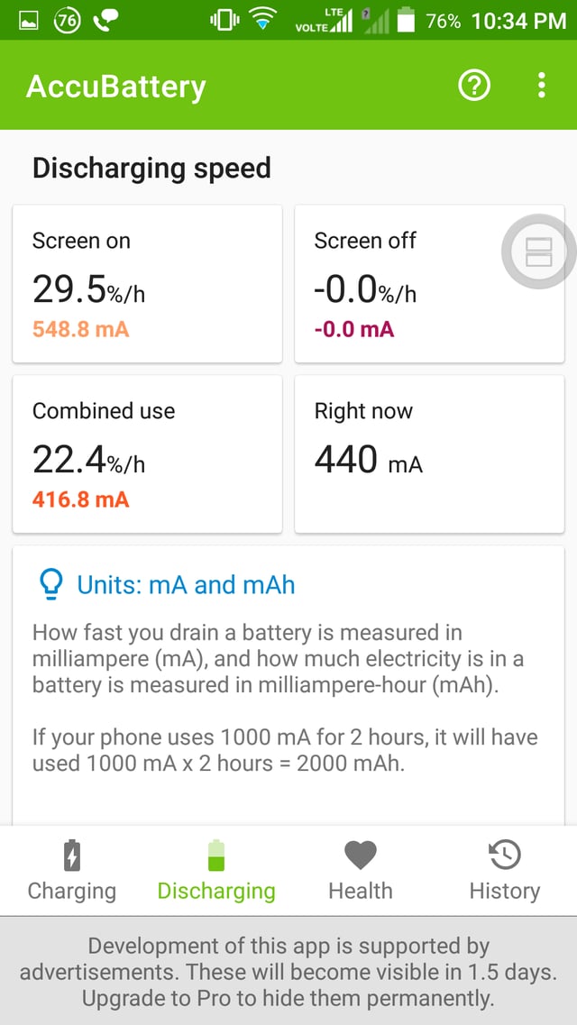 accubattery discharge speed screenshot