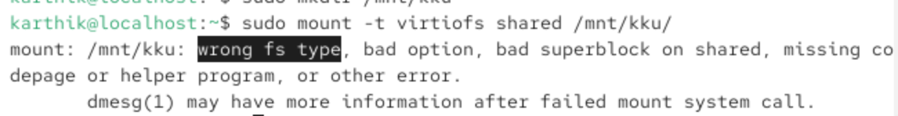 wrong fs type