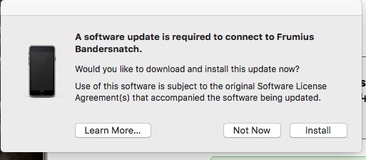 update required