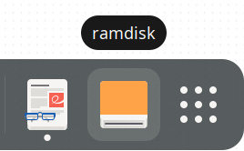 Removable drive in the dock