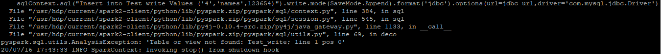 PySpark Error