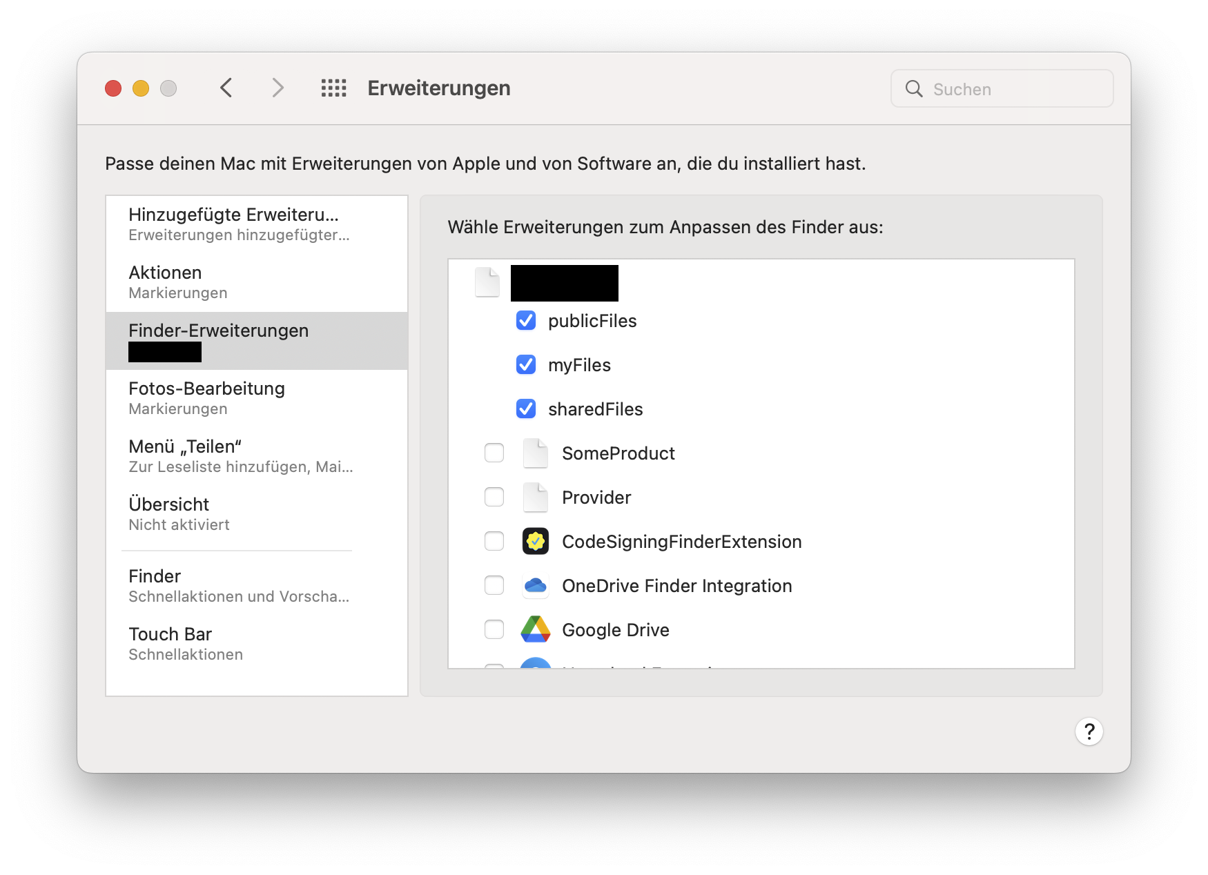system settings screenshot