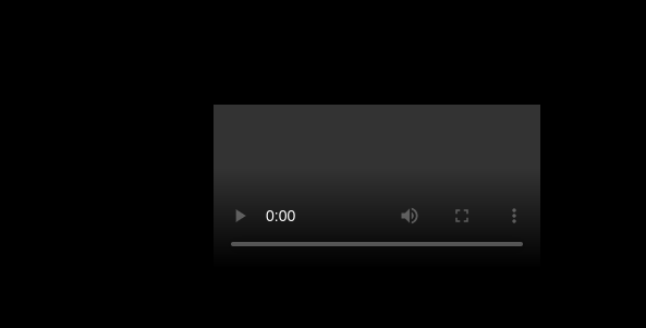 no play button