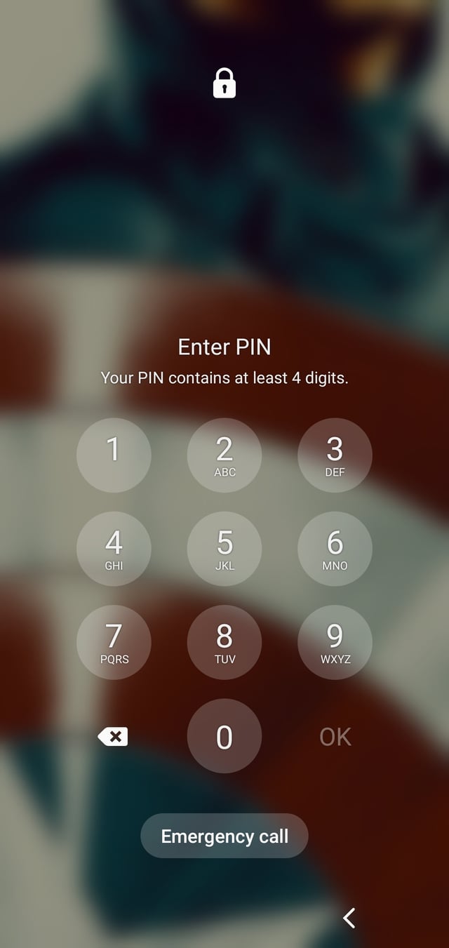 New circle-button PIN example