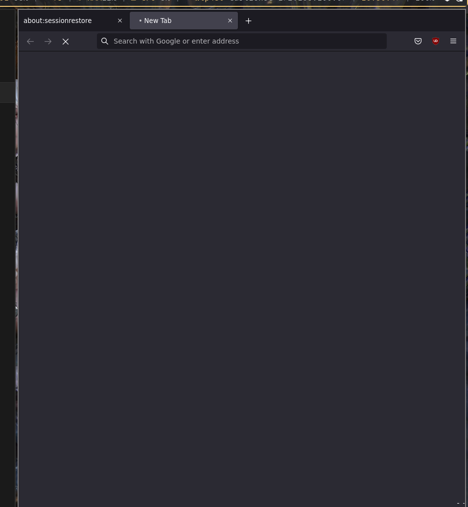 Firefox freezes