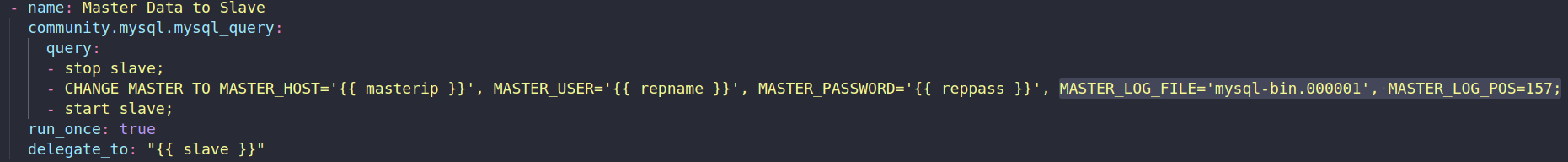 ansible playbook