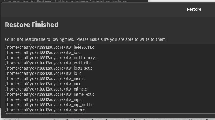 This image displays the error message