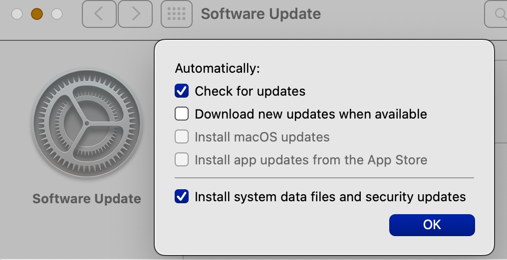 Ck for updated checked