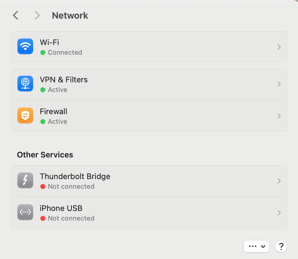 Network Settings