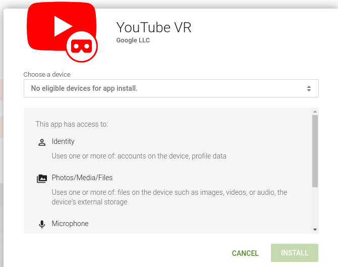 YouTube VR