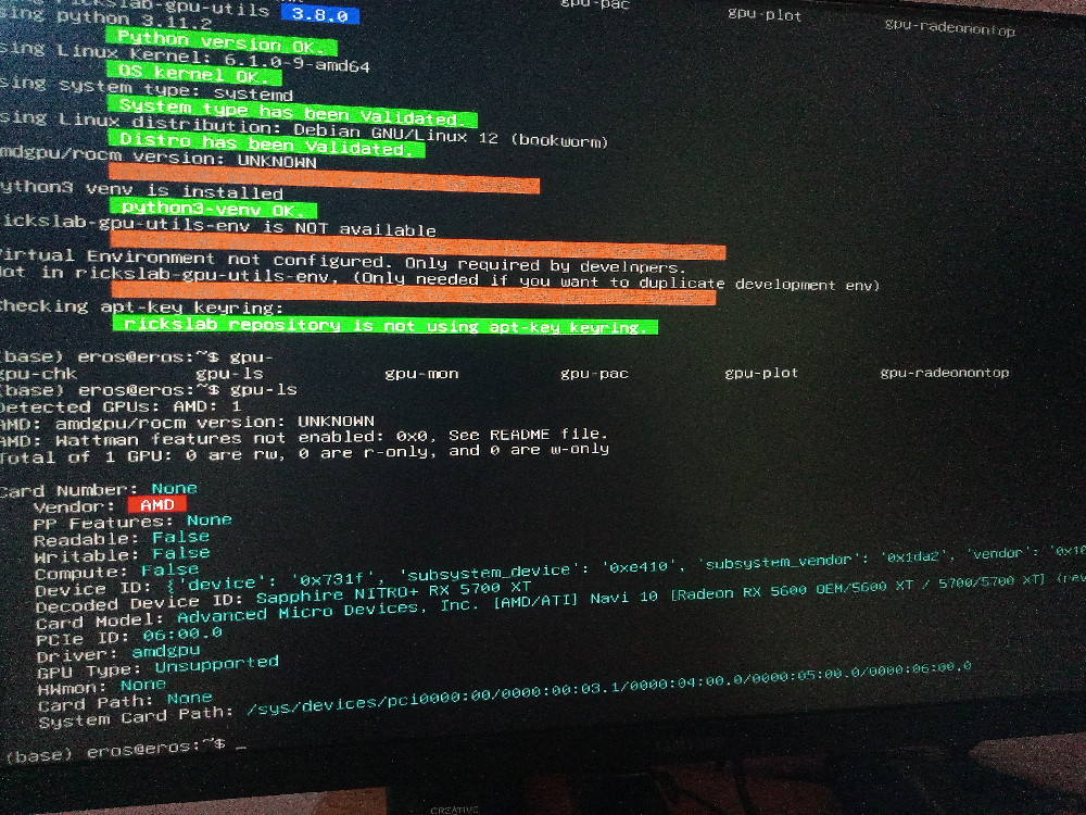 gpu info