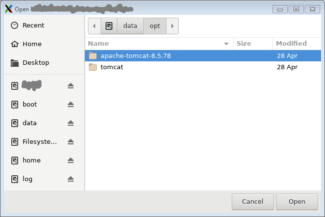 File Selection Dialog