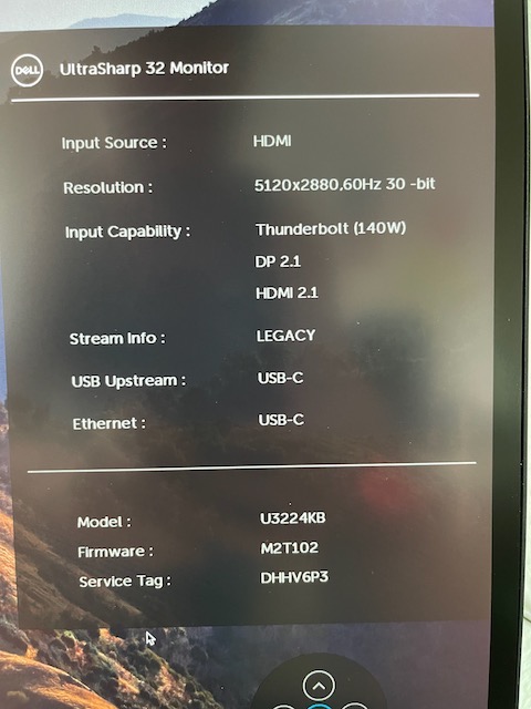 5k @ 60Hz, 30-bit