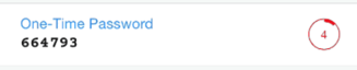 1Password TOTP