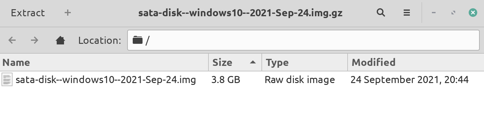 1TB drive uncompressed disk shows only 3.8GB whereas its compressed size is 193 GB.
