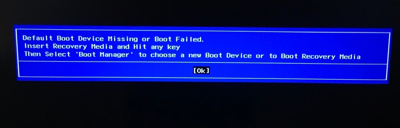 DEFAULT BOOT MEDIA