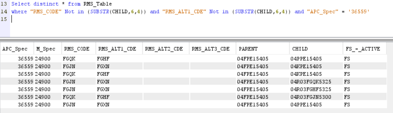 SQL Example