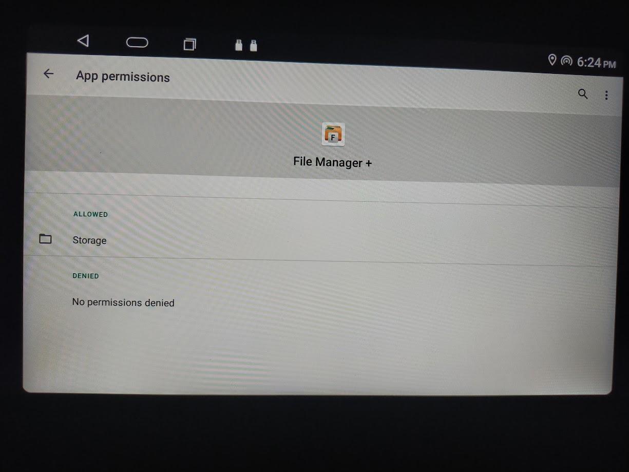 Android settings
