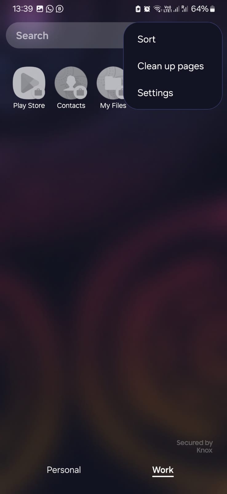 app drawer