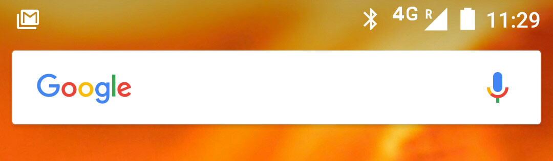 Google search widget