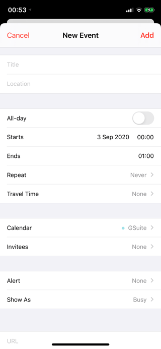 Travel time with CalDAV