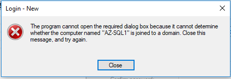 error received