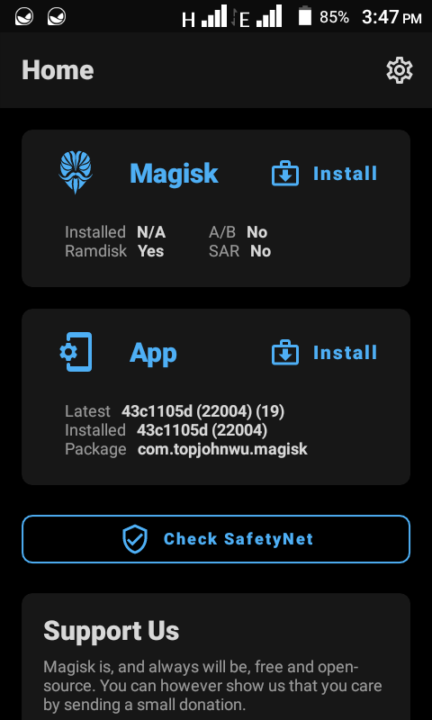 magisk app screenshot 