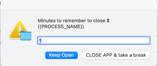 screenshot of the display dialog