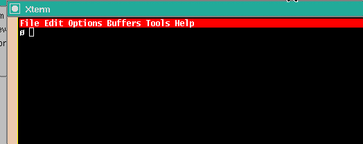 screenshot of the effect of pressing Alt+x