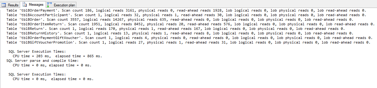 query without table variable